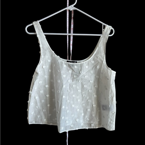 J. Crew White Textured Crop Top - Picture 4 of 4